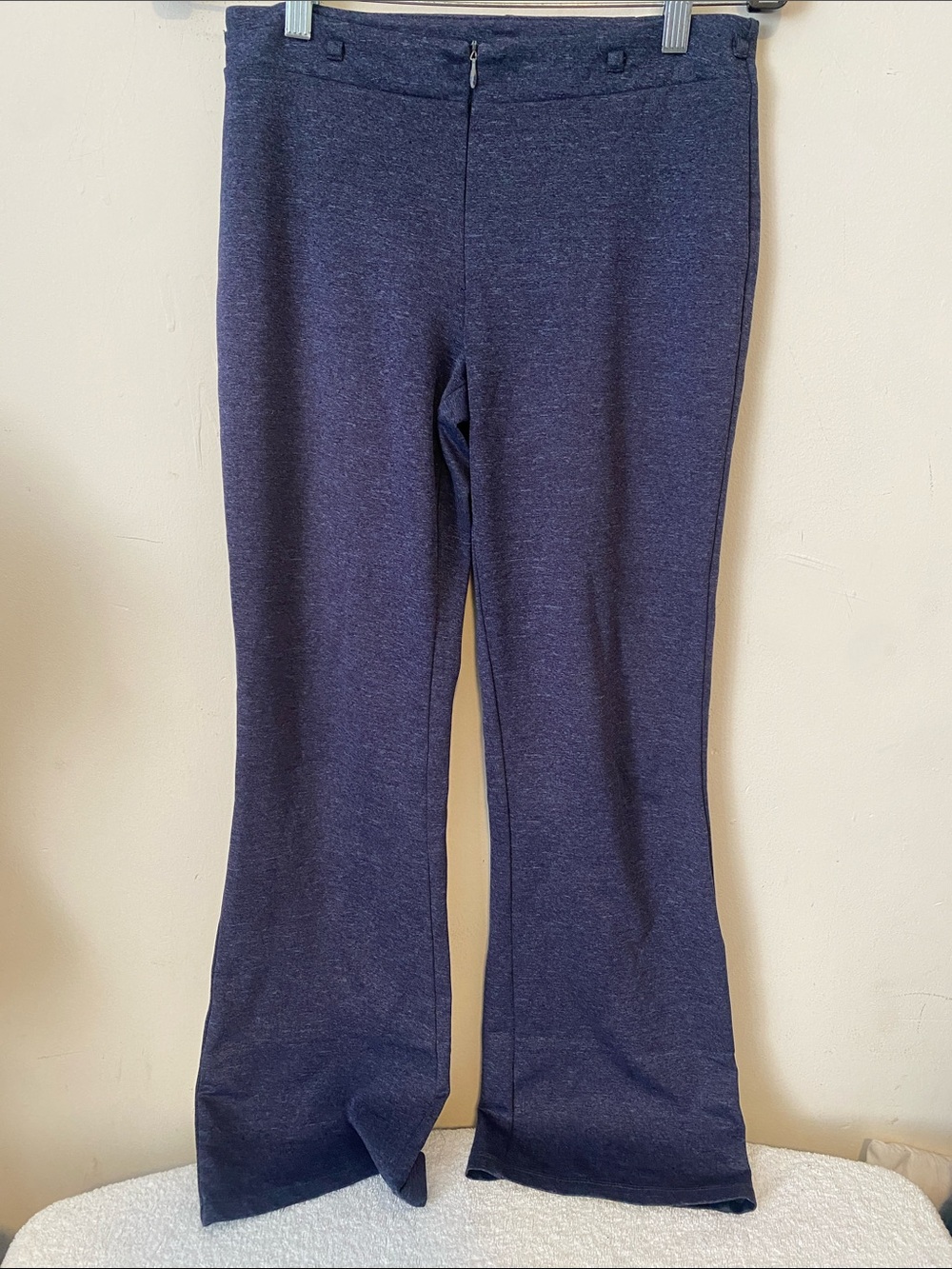 Express Navy Flare Bottoms